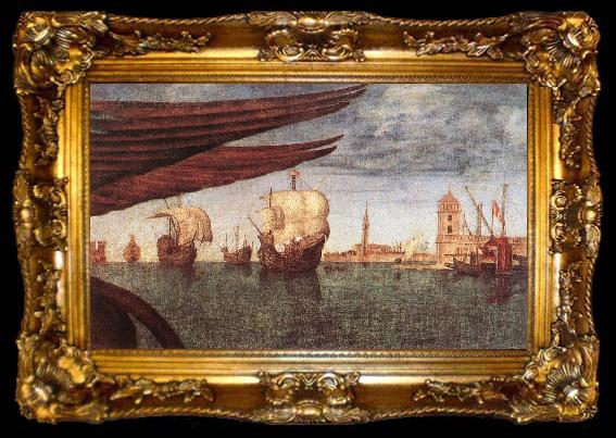 framed  CARPACCIO, Vittore The Lion of St Mark (detail) sdf, ta009-2